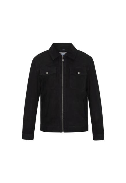 DREIMASTER Lederjacke black