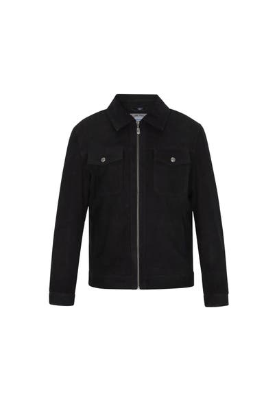 DREIMASTER Lederjacke black
