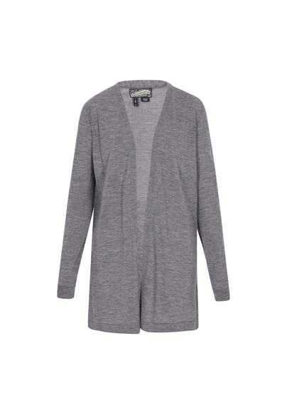 DREIMASTER Strickjacke grey melange