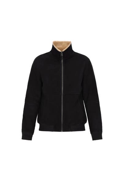 DREIMASTER Lederjacke black