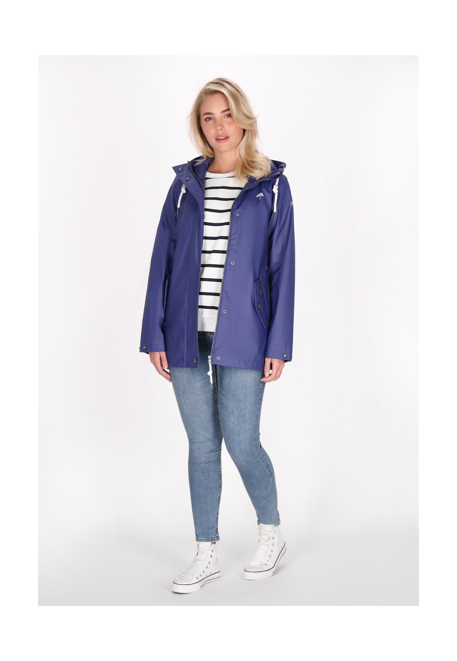 SCHMUDDELWEDDA Regenjacke Navy, Bild 1