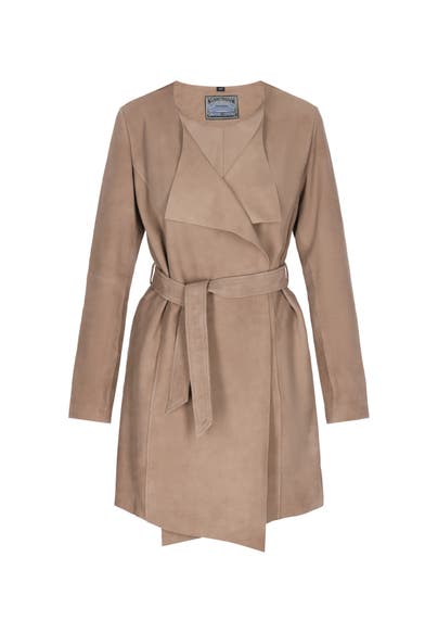 DREIMASTER Lederjacke light beige