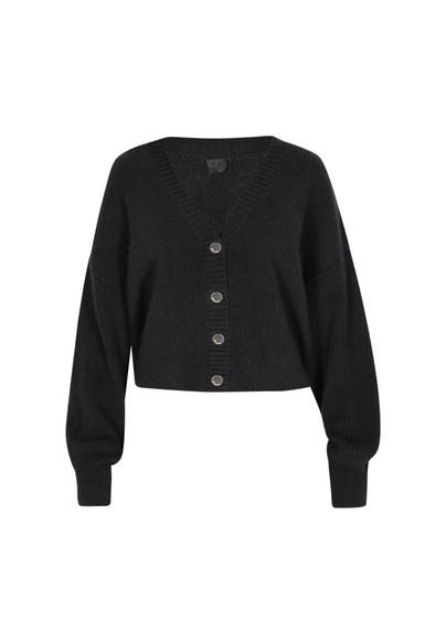 DREIMASTER Strickjacke Schwarz