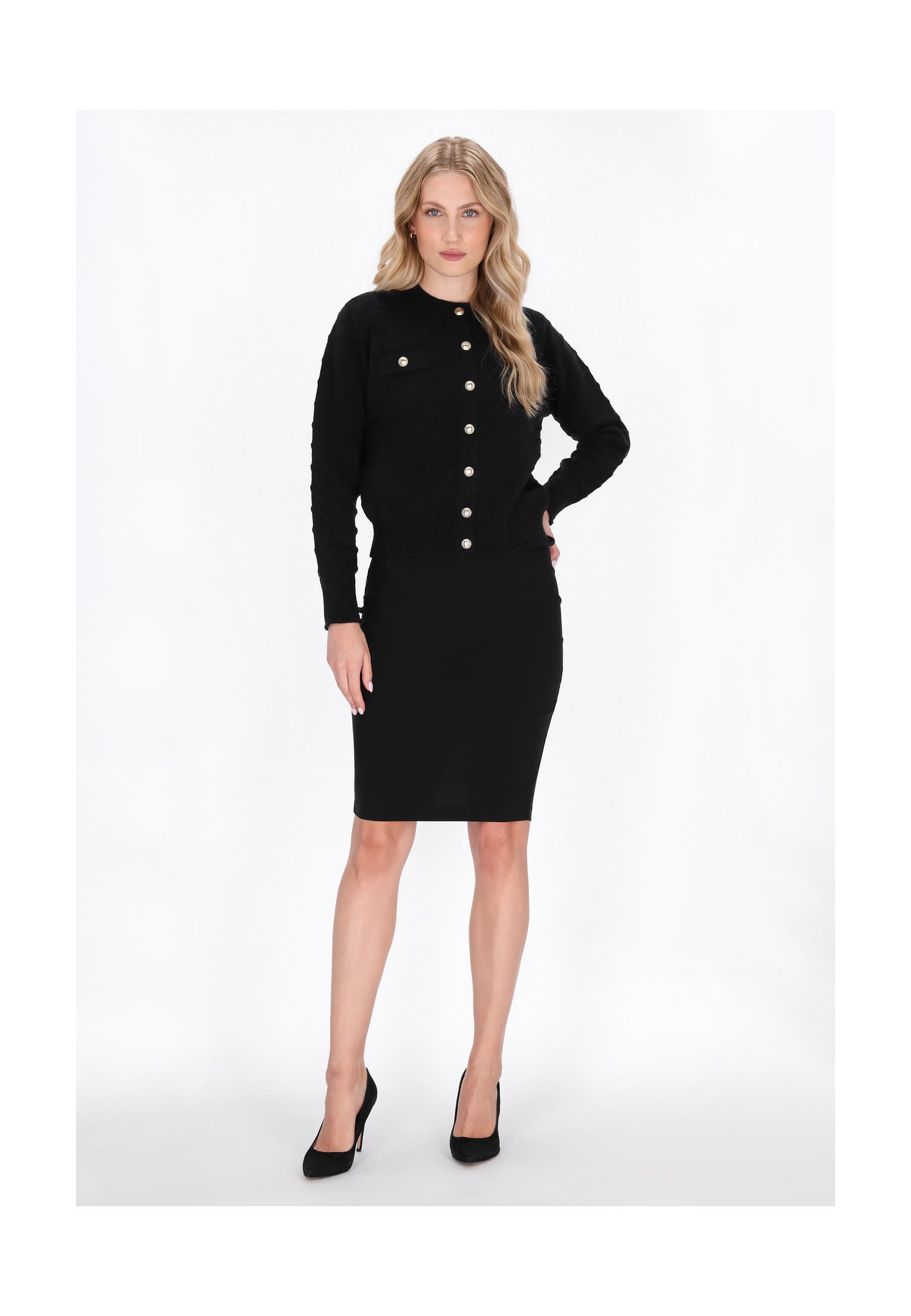 DREIMASTER Strickjacke black, Bild 1