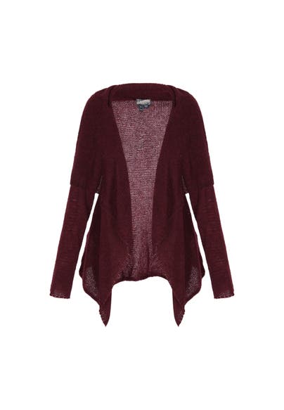 DREIMASTER Strickjacke burgundy