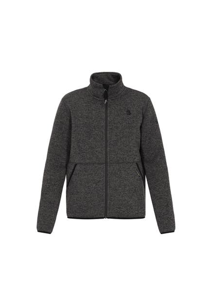 SCHMUDDELWEDDA Fleecejacke dark grey melange