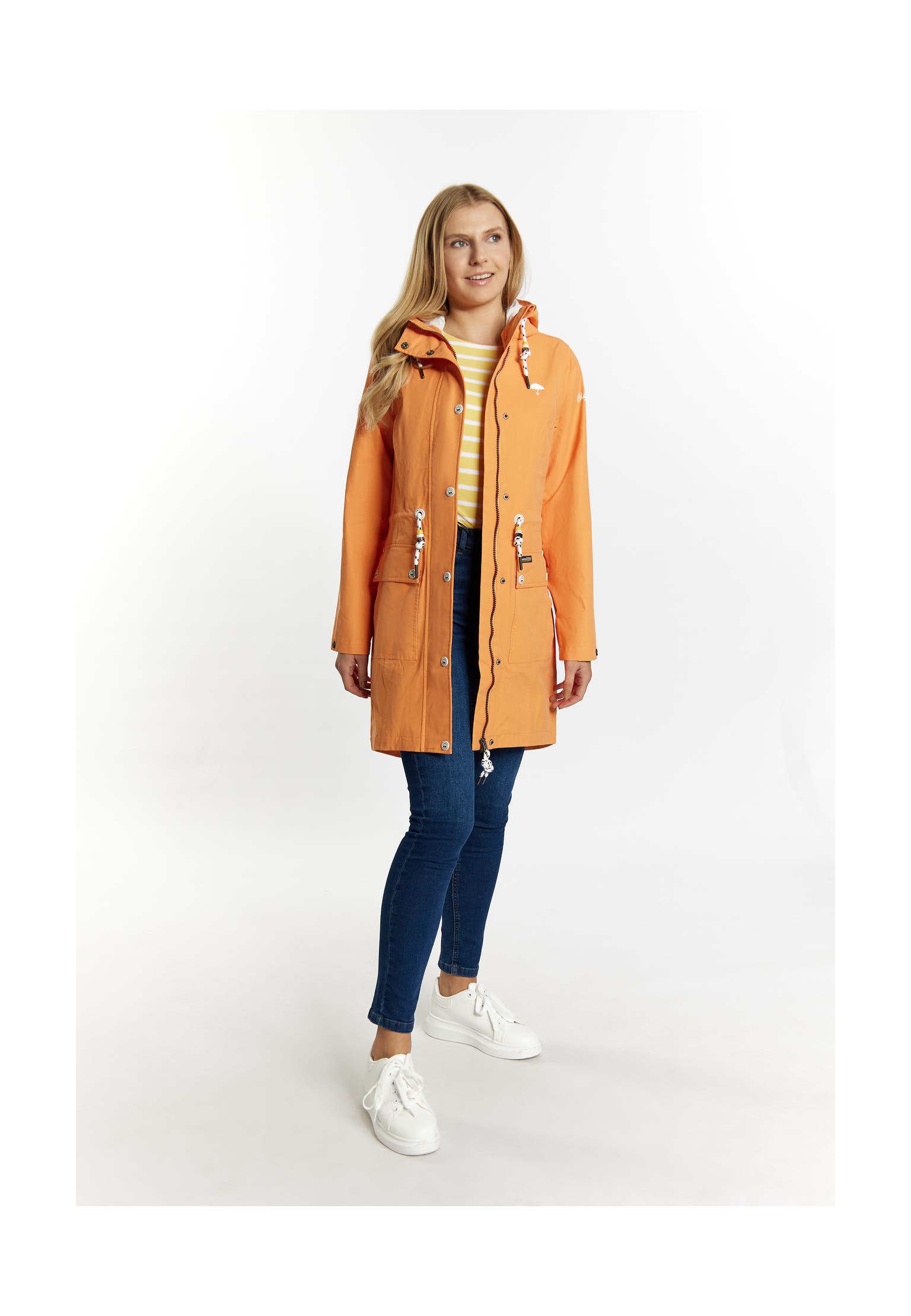 SCHMUDDELWEDDA Regenjacke Hellorange, Bild 1