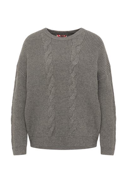 MYMO Strickjacke Grau