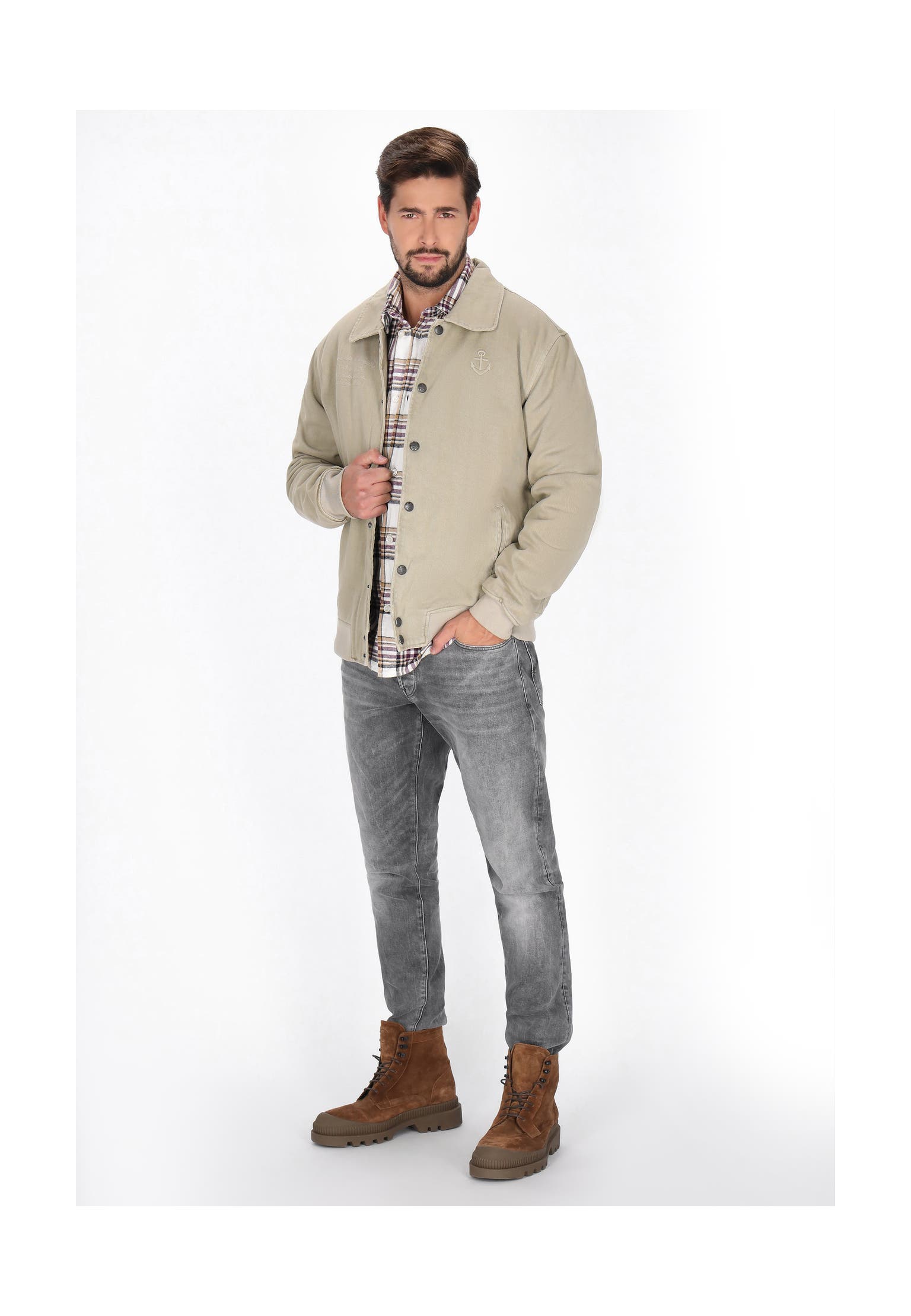 DREIMASTER Übergangsjacke light sand, Bild 1