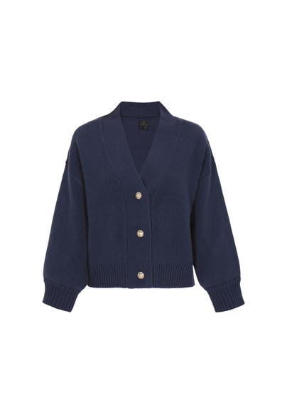 DREIMASTER Strickjacke navy