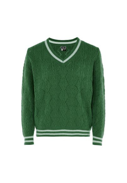 DREIMASTER Pullover GRÜN