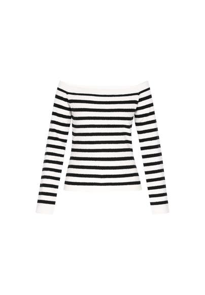 DREIMASTER Pullover offwhite black