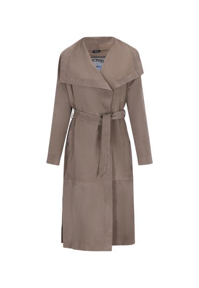 DREIMASTER Lederjacke taupe grey