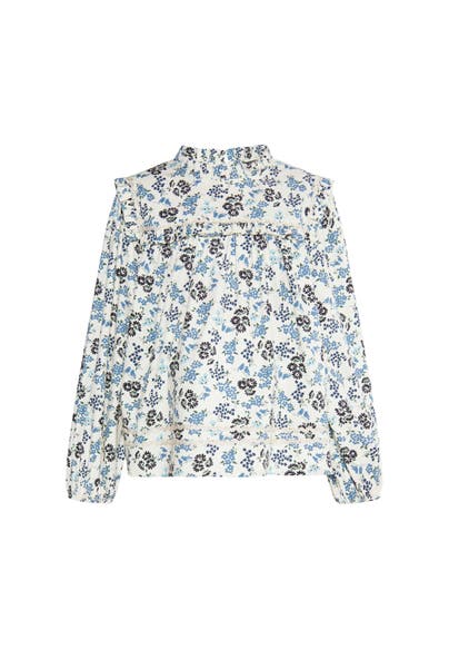 DREIMASTER Bluse Marine Blume