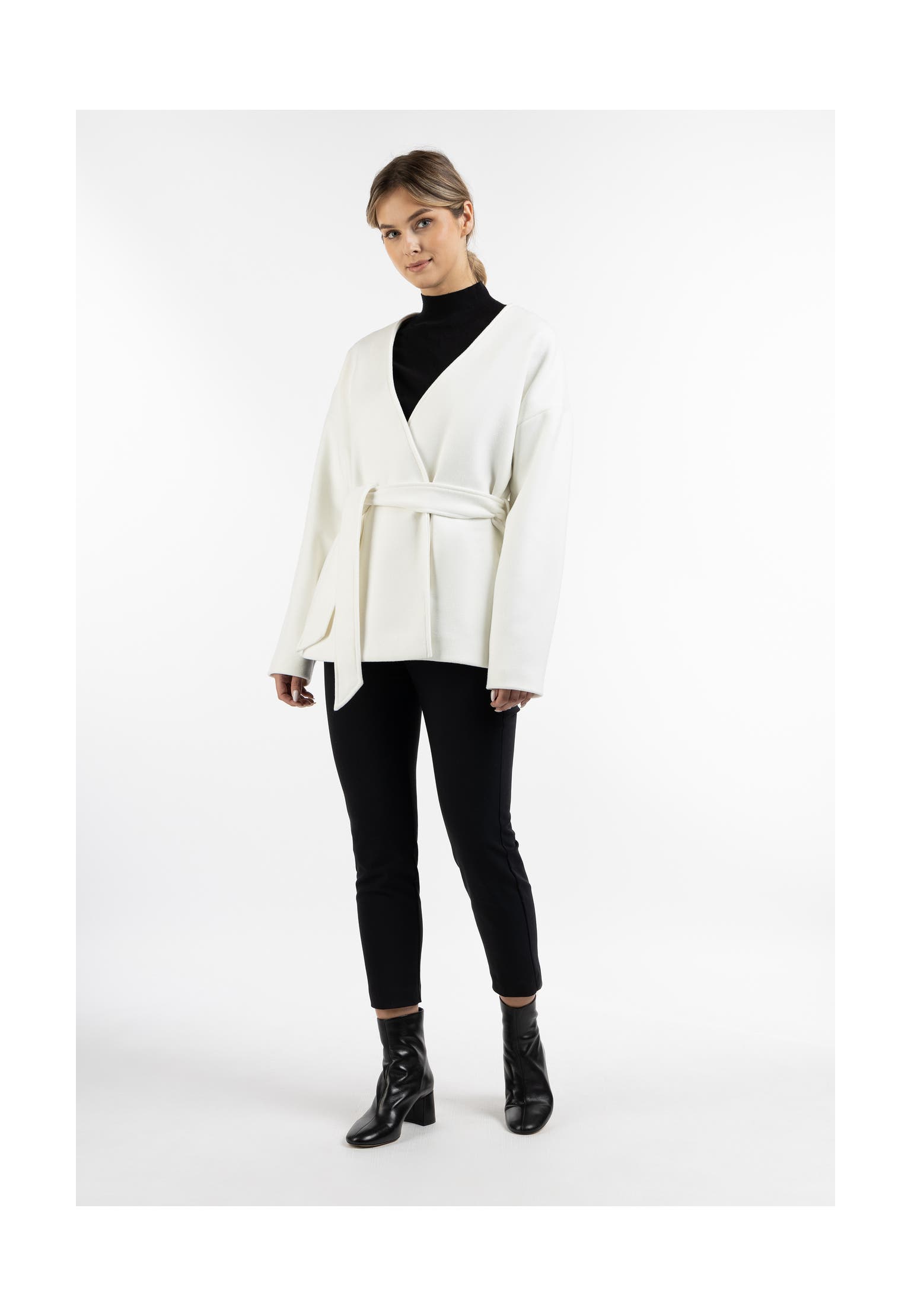 DREIMASTER Übergangsjacke Wollweiss, Bild 1
