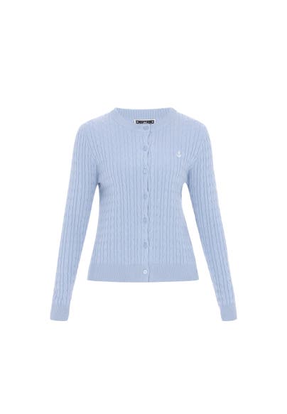 DREIMASTER Strickjacke light blue