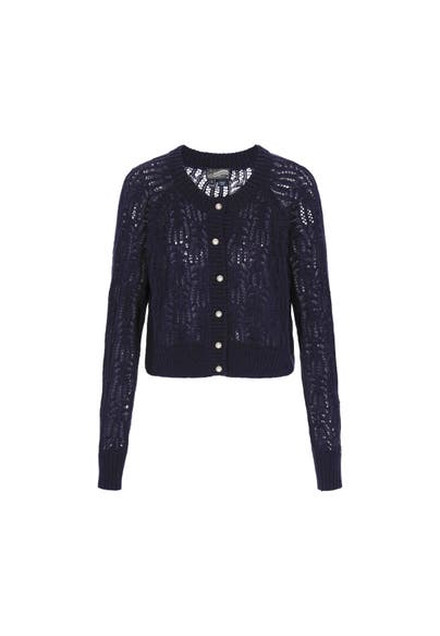 DREIMASTER Strickjacke navy
