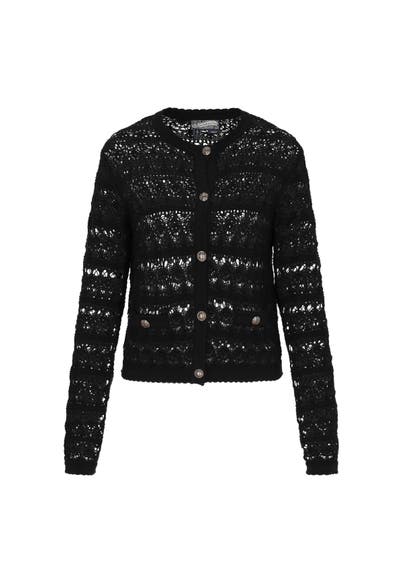 DREIMASTER Strickjacke black