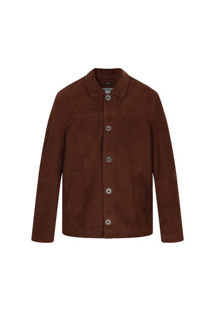 DREIMASTER Lederjacke chocolate