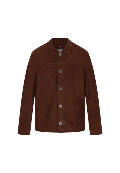 DREIMASTER Lederjacke chocolate