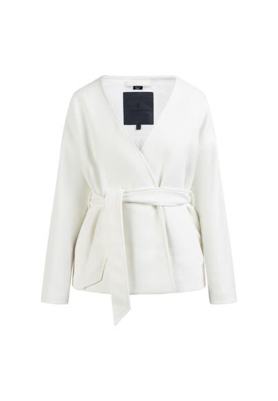 DREIMASTER Übergangsjacke Wollweiss