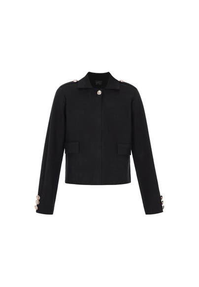 DREIMASTER Strickjacke black