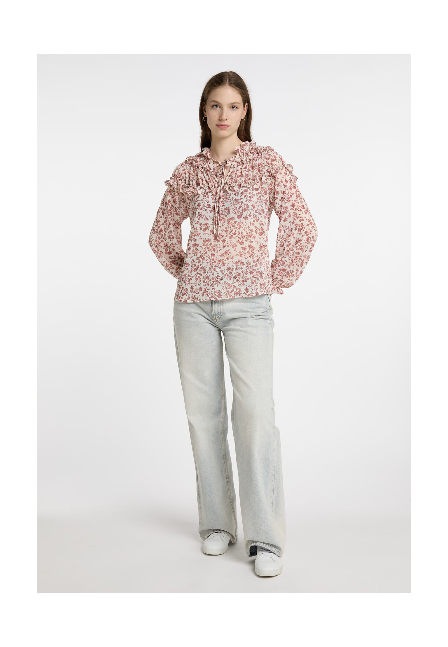 DREIMASTER Casual-Bluse Weiss Rost, Bild 1