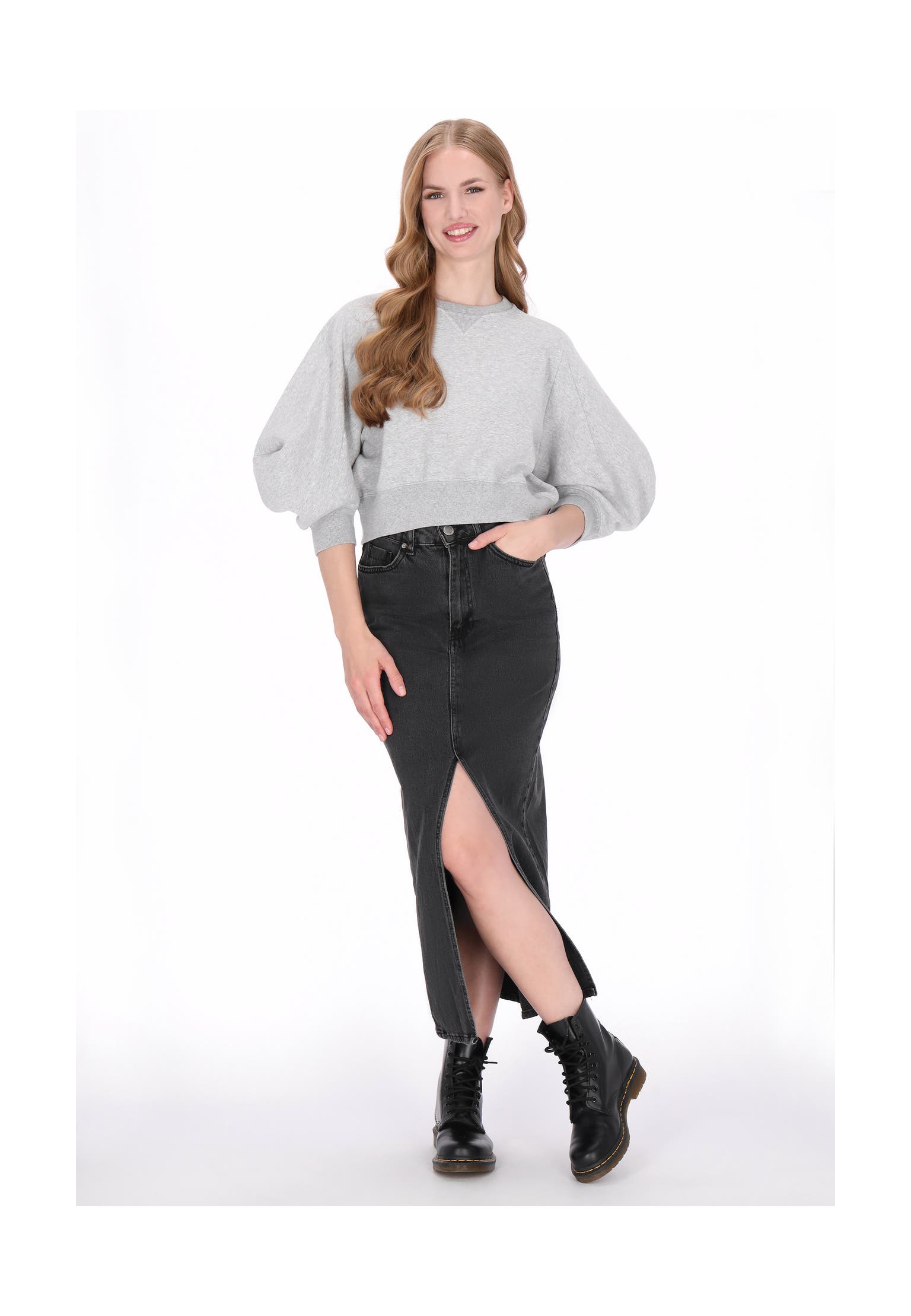 DREIMASTER Sweatshirt grey melange, Bild 1
