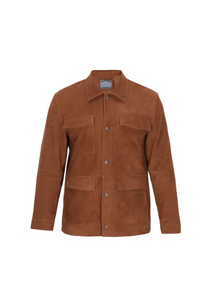 DREIMASTER Lederjacke cognac