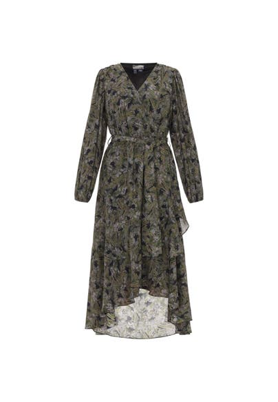 DREIMASTER Casual-Kleid black flower