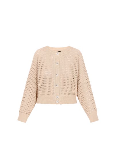 DREIMASTER Strickjacke beige