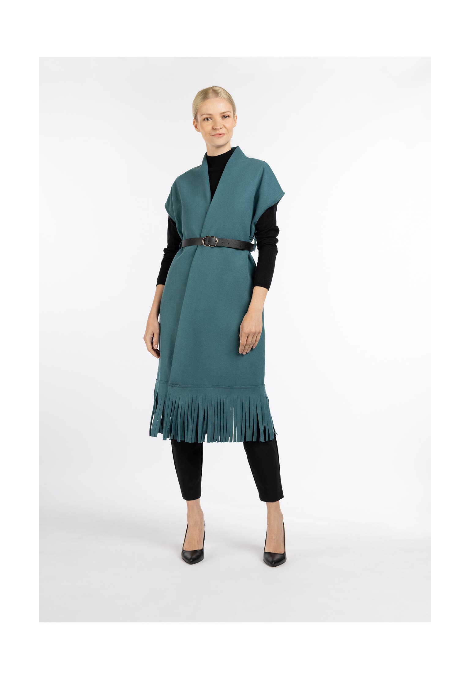 DREIMASTER Strickjacke Petrol, Bild 1
