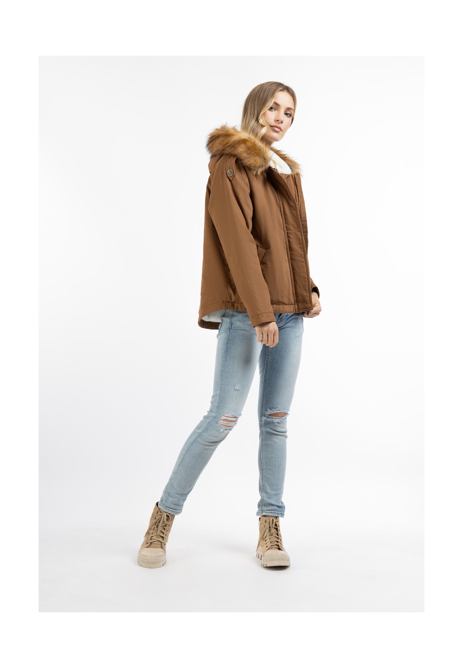 DREIMASTER Jacke Sand Weiss, Bild 1