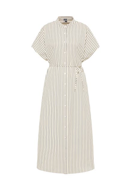 DREIMASTER Casual-Kleid Hellbeige Marine