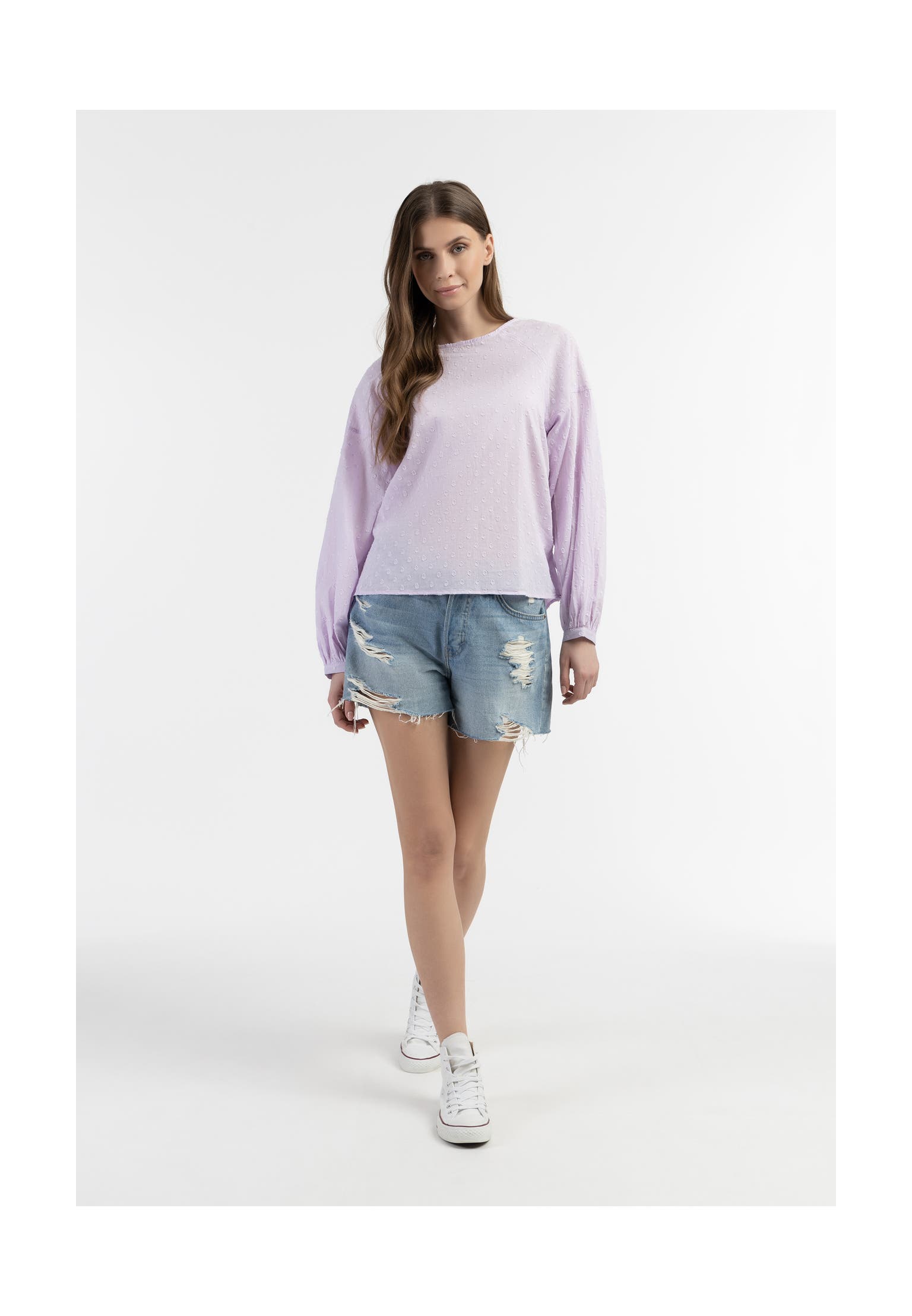 DREIMASTER Casual-Bluse Helllila, Bild 1