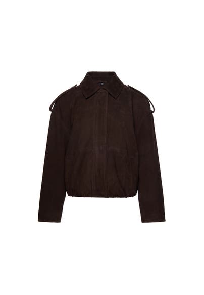 DREIMASTER Lederjacke brown
