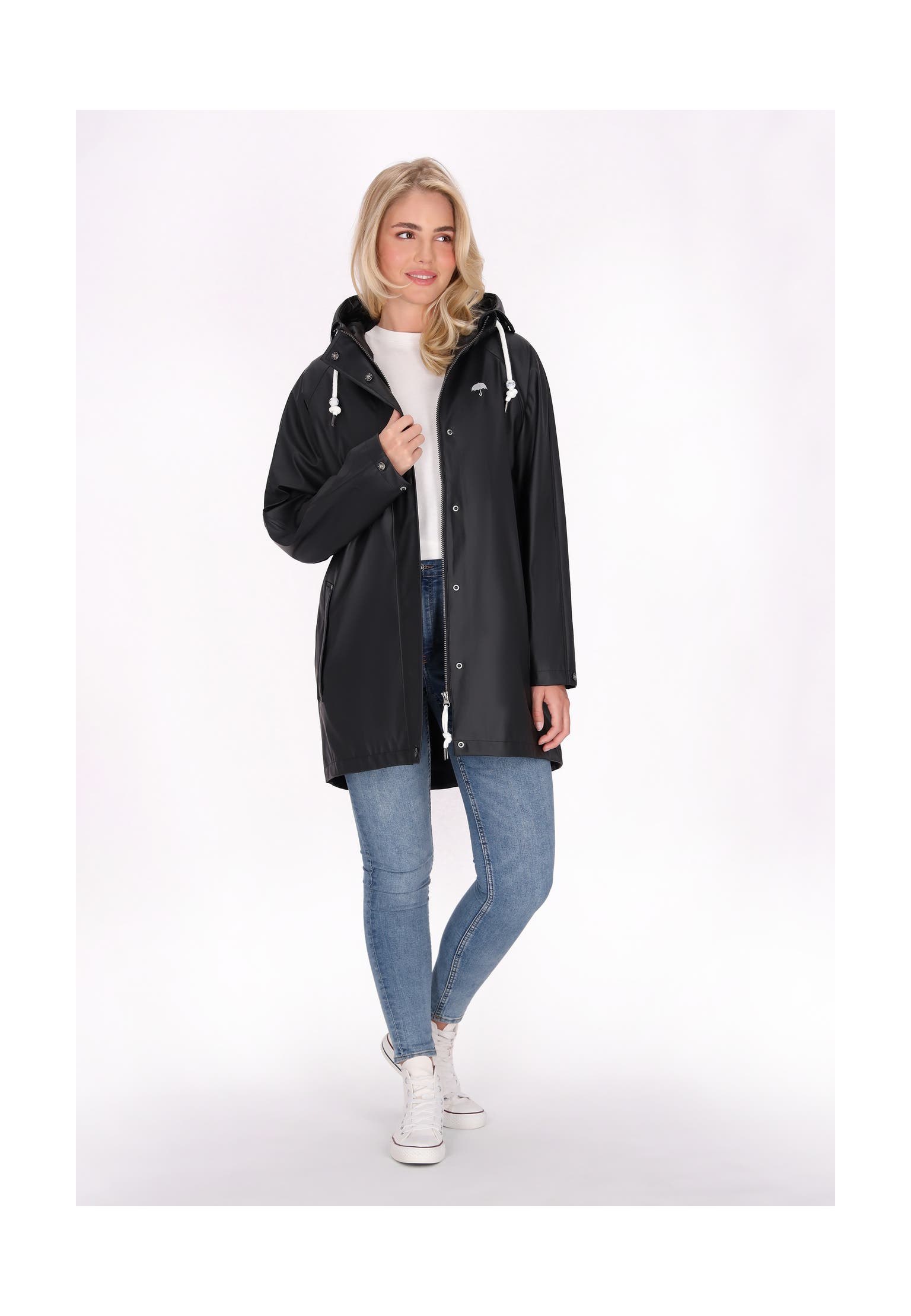 SCHMUDDELWEDDA Regenjacke Black, Bild 1