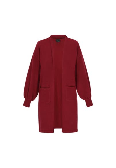 DREIMASTER Strickjacke burgundy