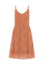 Casual-Kleid Orange Mehrfarbig
