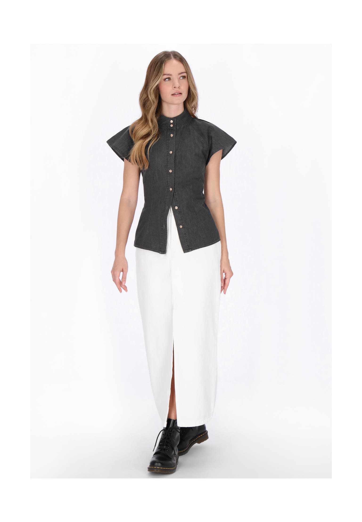 DREIMASTER Casual-Bluse grey&nbsp;denim, Bild 1