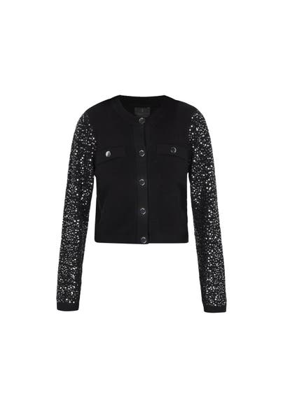 DREIMASTER Strickjacke black