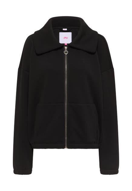 MYMO Sweatjacke Schwarz