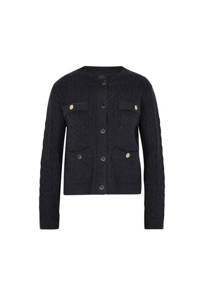 DREIMASTER Strickjacke Marine