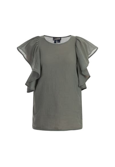 DREIMASTER Casual-Bluse Oliv
