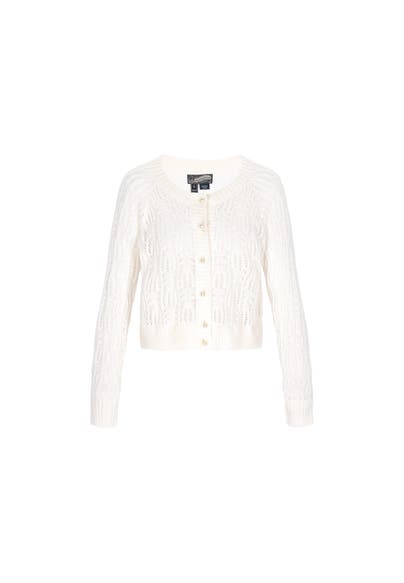 DREIMASTER Strickjacke offwhite