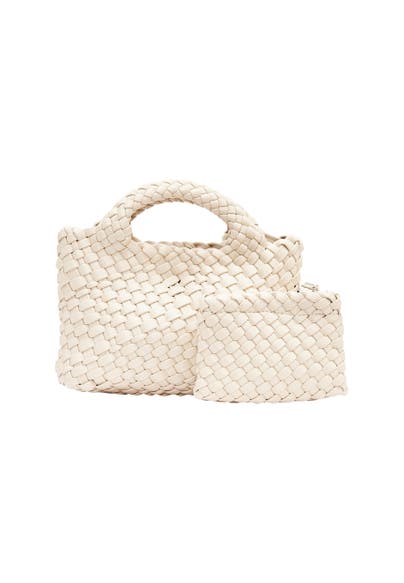 DREIMASTER Handtasche Wollweiss