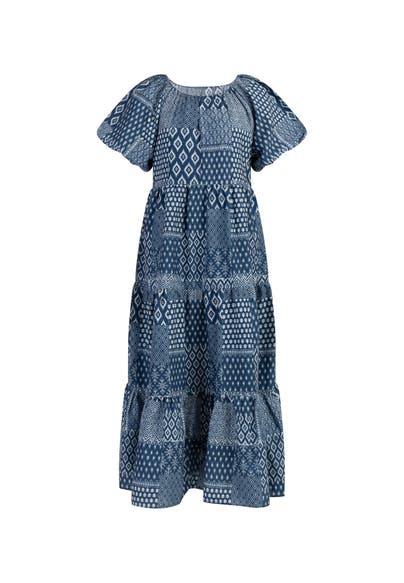 DREIMASTER Maxikleid DUNKELMARINER DRUCK