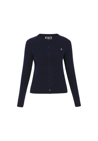 DREIMASTER Strickjacke navy