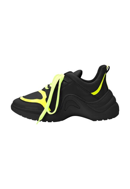 MYMO Sneaker black yellow