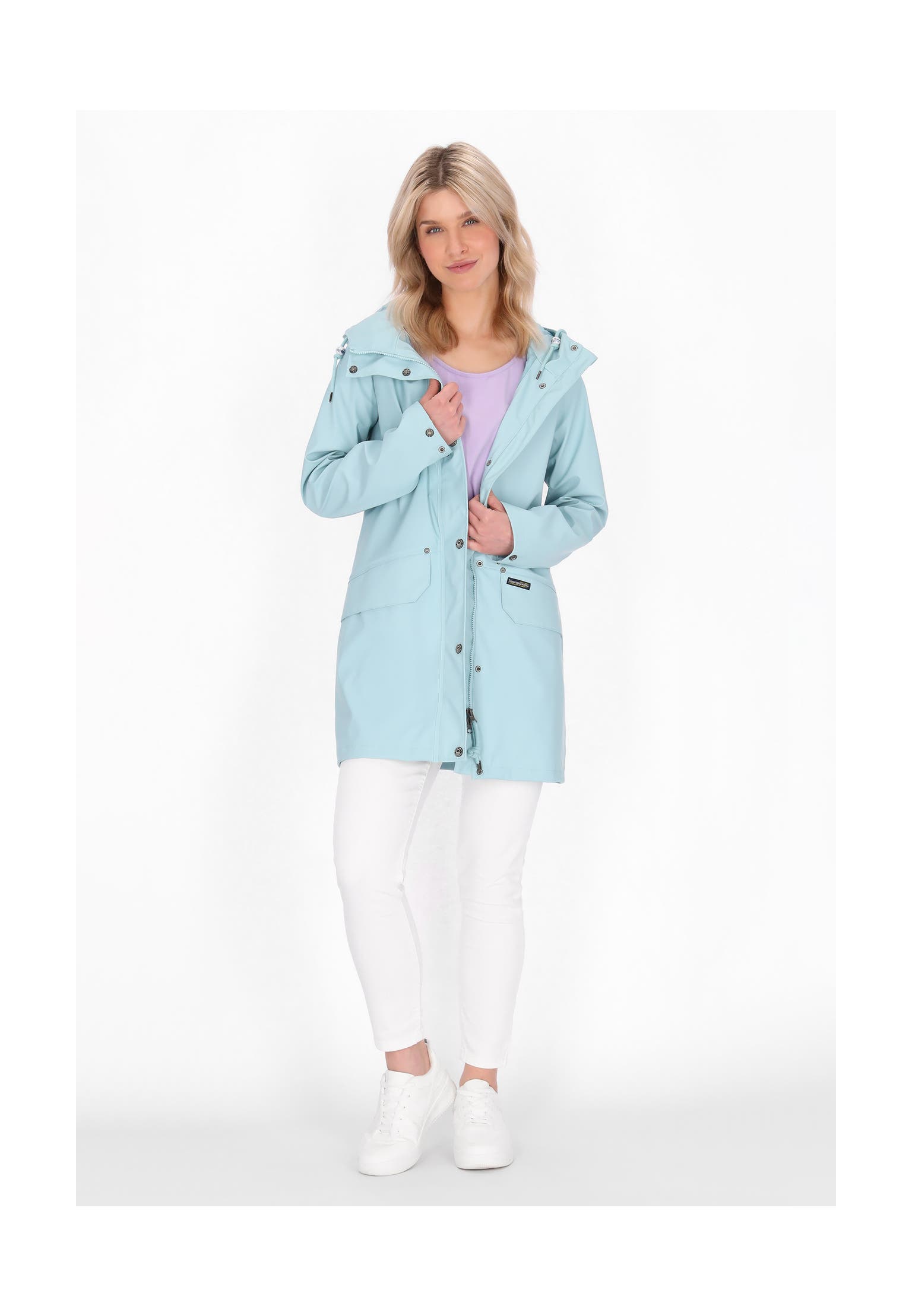 SCHMUDDELWEDDA Regenjacke light blue, Bild 1
